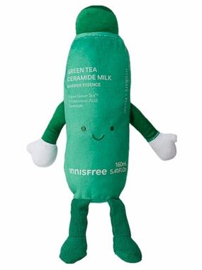 Innisfree Green Tea Milk Bottle Plushie Plush Toy